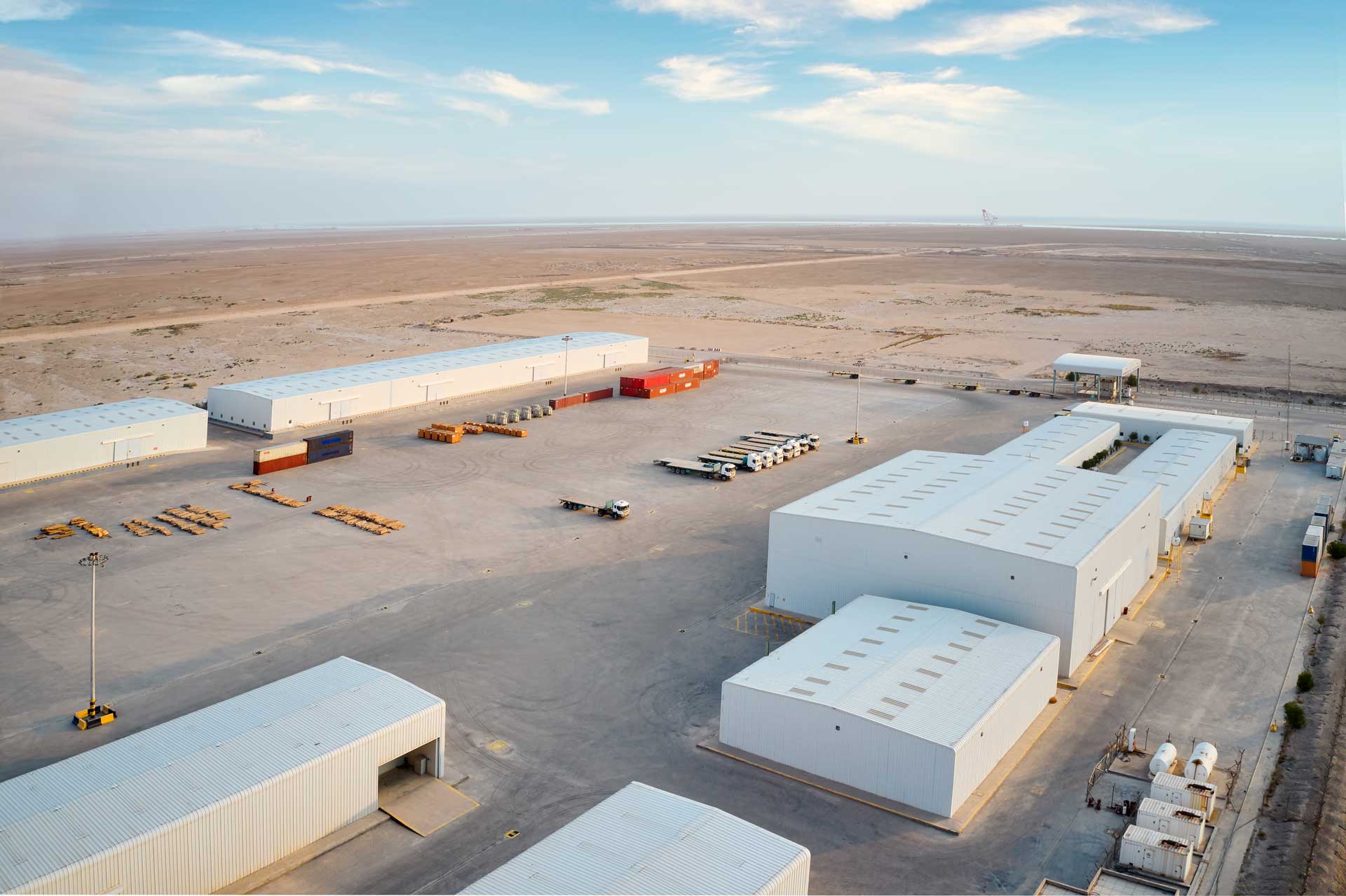 Inland Container Dry Port (ICD) at Umm Qasr port